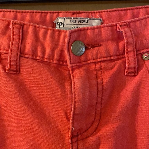 Free People Pink Ombré Skinny Jeans Size 26 - Picture 4 of 9